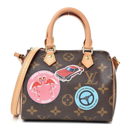 Louis Vuitton Monogram World Tour Nano Speedy 1 of 10