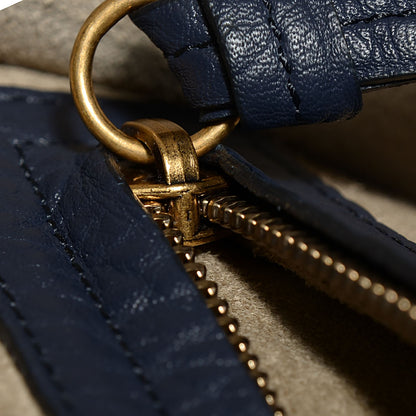 Celine Bullhide Calfskin Medium Phantom Luggage Navy Blue 9 of 9