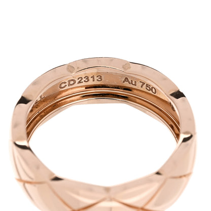 Chanel 18K Beige Gold Small Coco Crush Ring 54 6.75 5 of 7