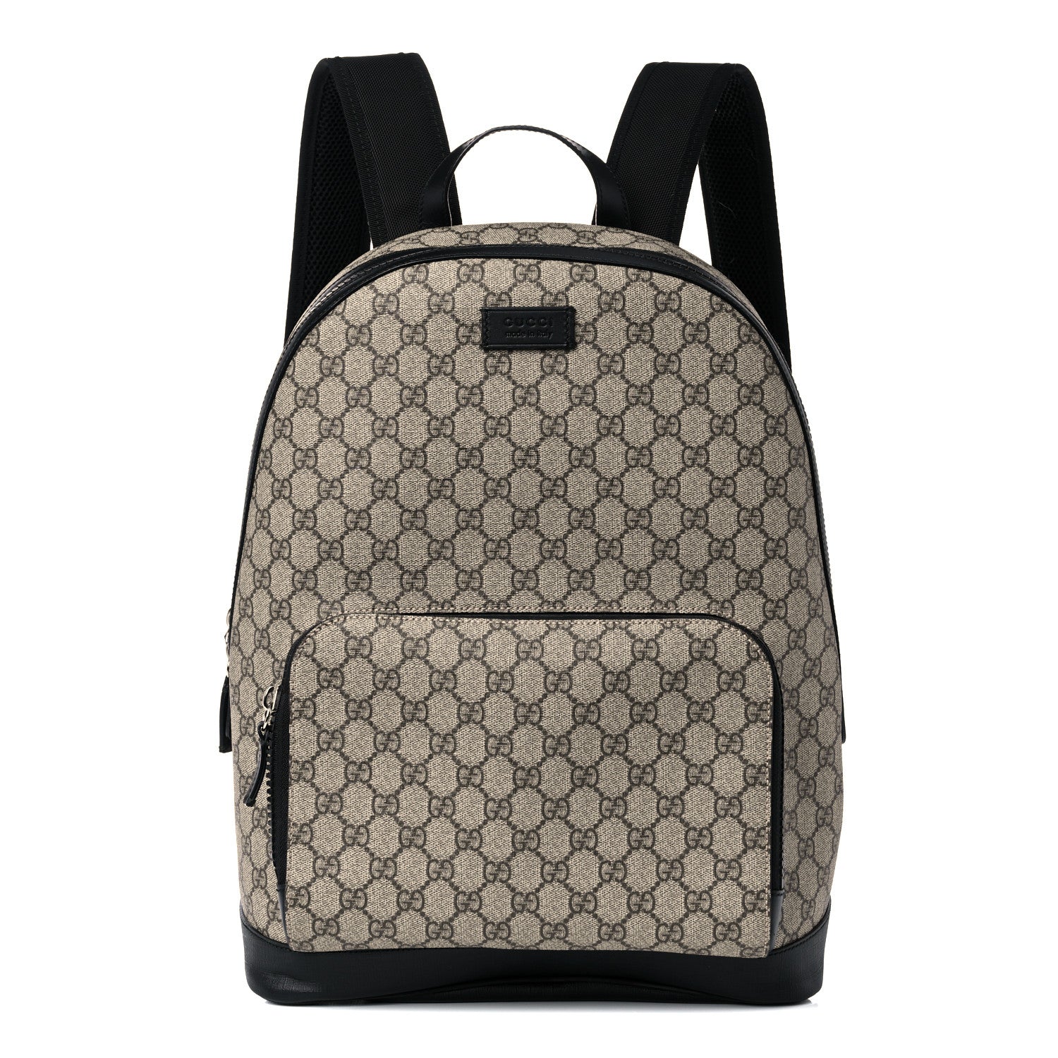 Gucci GG Supreme Monogram Medium Backpack Black 1 of 9