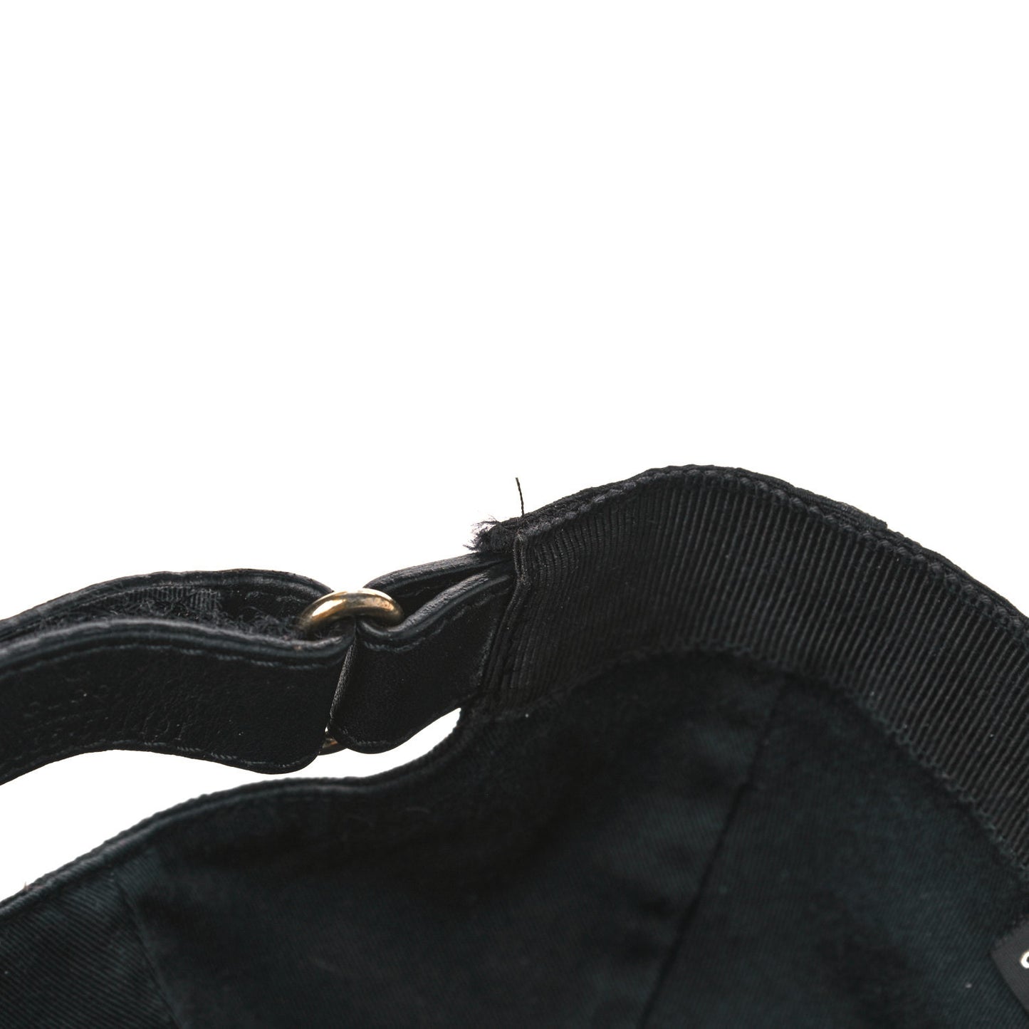 Monogram Web Baseball Hat XXL Black