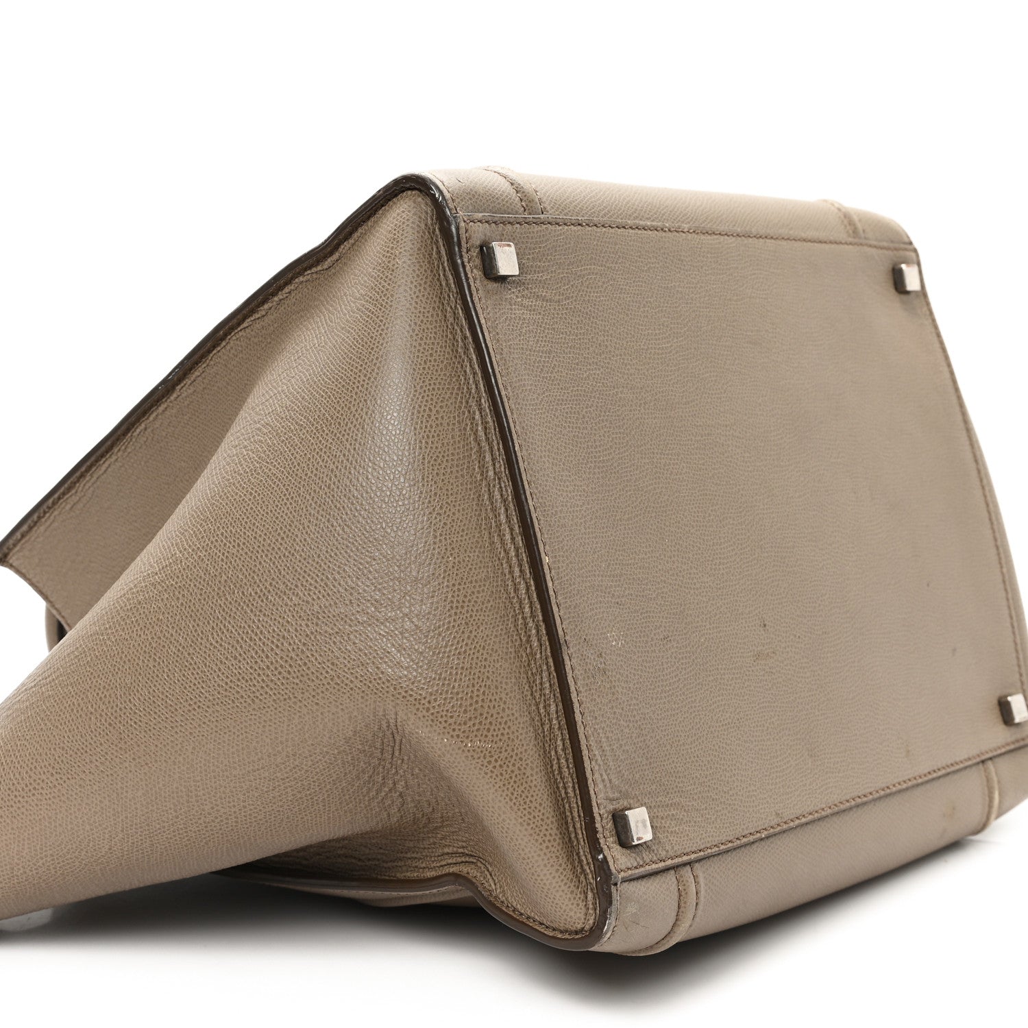 Celine Grained Calfskin Medium Phantom Luggage Taupe 8 of 12