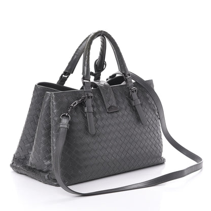 Bottega Veneta Light Calf Intrecciato Small Roma Light Grey 3 of 9