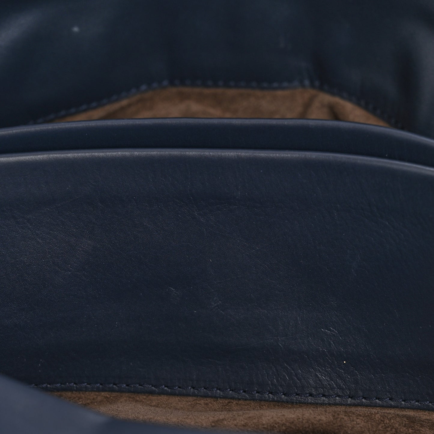 Nappa Intrecciato Shoulder Bag Dark Navy