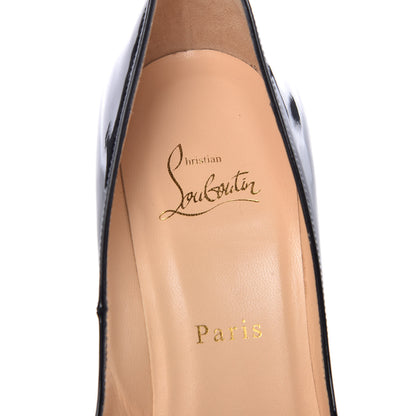 Christian Louboutin Patent Pigalle 100 Pumps 37 Black 7 of 11