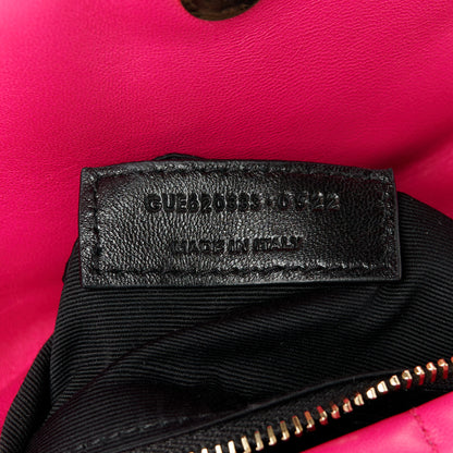Saint Laurent Lambskin Quilted Toy Loulou Puffer Monogram Chain Satchel Bubblegum 8 of 12