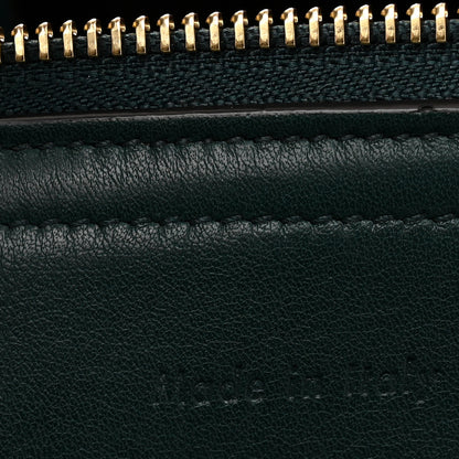 Celine Smooth Calfskin Medium Tri-Fold Bag Bottle Green 7 of 14