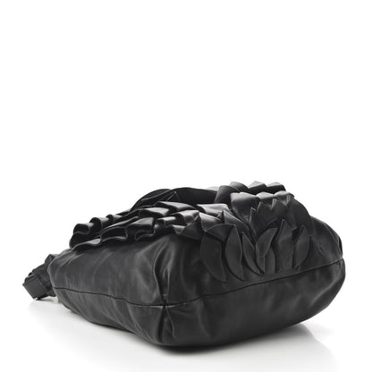 Valentino Garavani Nappa Pleated Tote Black 4 of 9