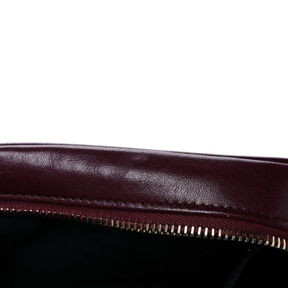 Saint Laurent Calfskin Matelasse Monogram Lou Camera Bag Dark Legion Red 12 of 12