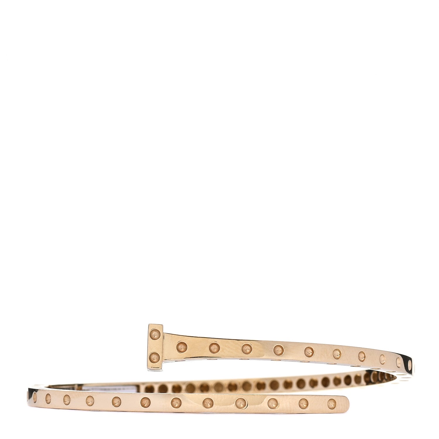 Roberto Coin 18K Yellow Gold Pois Moi Slim Chiodo Bracelet 1 of 4