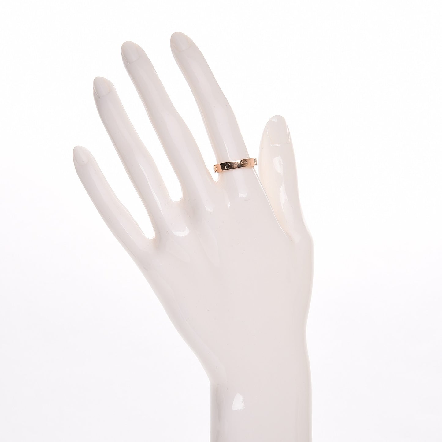 18K Pink Gold 4mm LOVE Wedding Band Ring 55 7.25