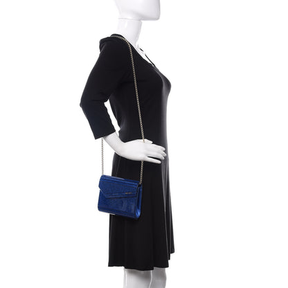 Jimmy Choo Acrylic Glitter Candy Clutch Blue 2 of 9