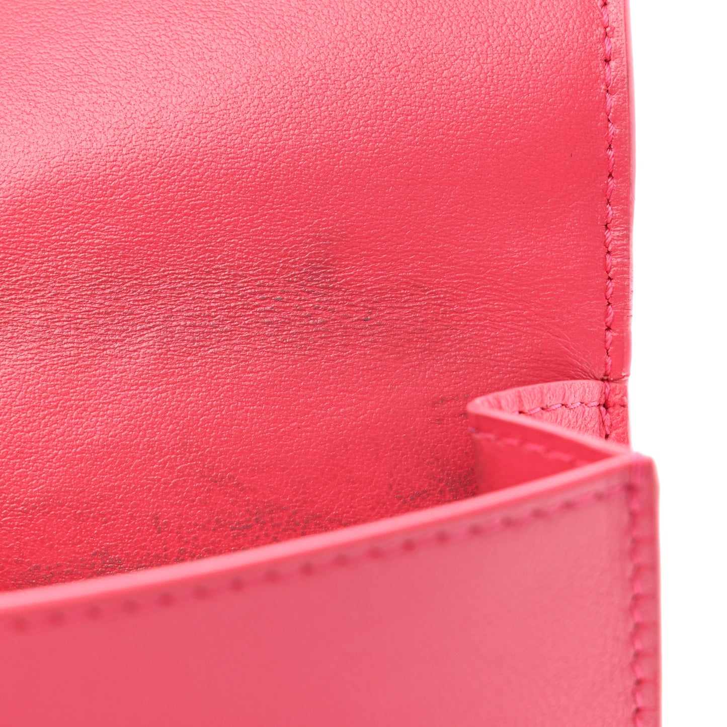 Nappa Intrecciato Trifold Wallet Cinnabar