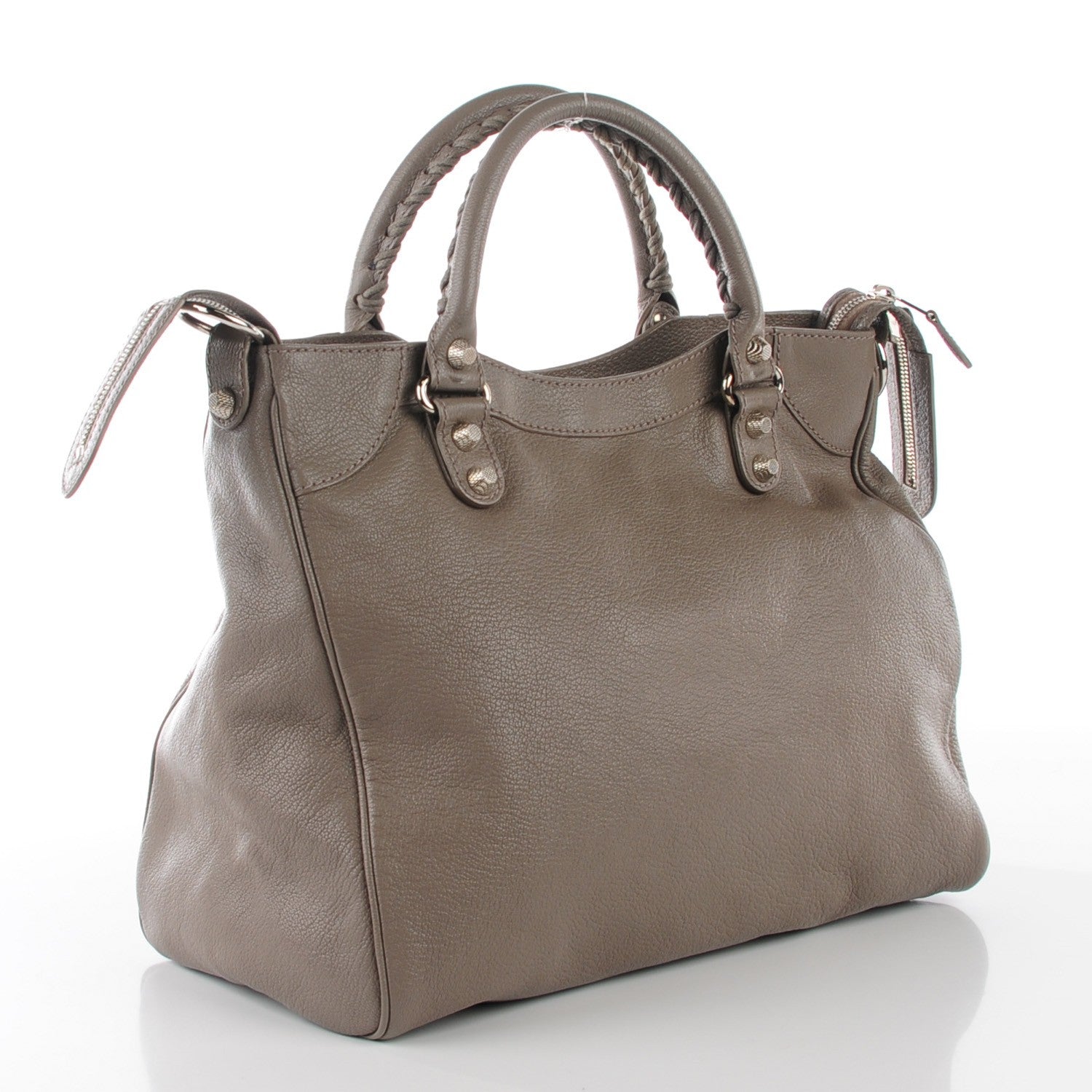 Balenciaga Chevre Giant 12 Silver Hardware Hamilton Velo Gris Poivre 3 of 12