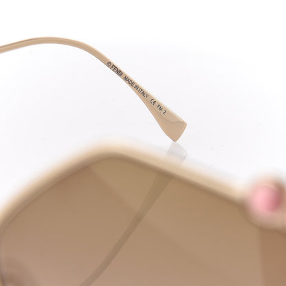 Fendi Geometric Dots Sunglasses FF 0261/S Rose Gold 6 of 6