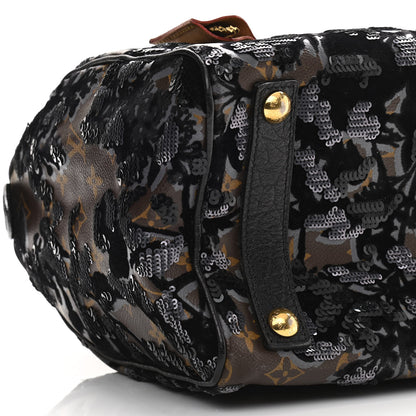 Louis Vuitton Monogram Fleur De Jais Sequins Speedy 30 9 of 14