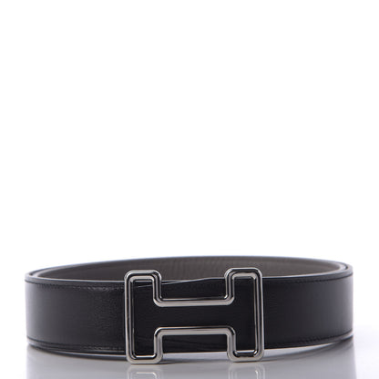 Hermes Togo 32mm Tonight Belt 85 Black Etain 3 of 5