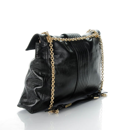 Fendi Vitello Acqua Maxi Baguette Shoulder Bag Black 3 of 8