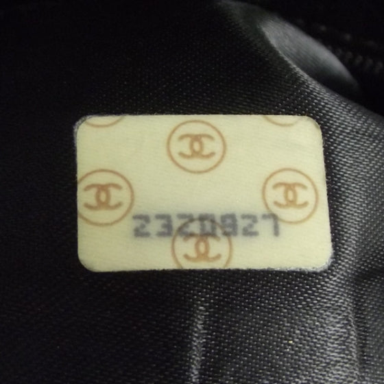 Chanel Canvas Quilted CC Tassel Black 9 of 13