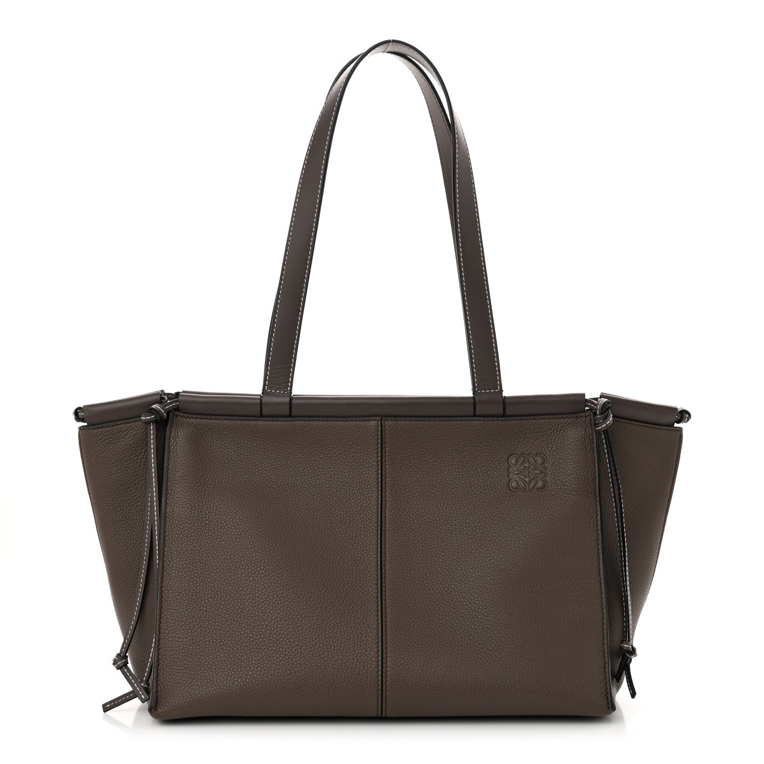 Loewe Soft Grained Calfskin Small Cushion Tote Ebony 1 of 13