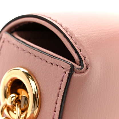 Gucci Azalea Calfskin Crystal GG Monogram Mini Horsebit 1955 Shoulder Bag Pink 11 of 12