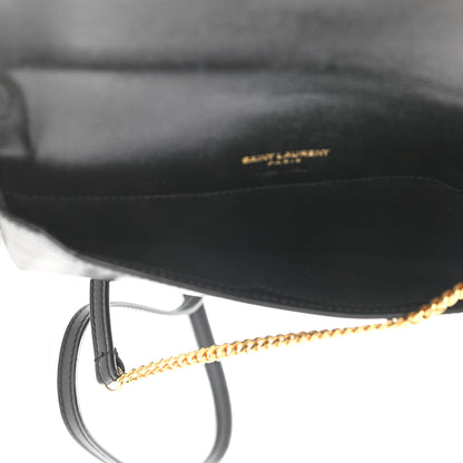 Saint Laurent Smooth Calfskin Monogram Phone Holder Crossbody Black 5 of 10