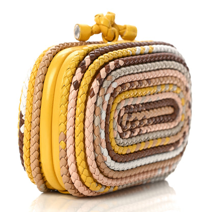 Bottega Veneta Nappa Intrecciato Braided Knot Clutch Multicolor 3 of 11