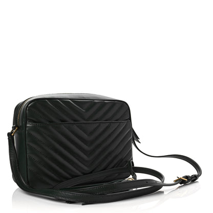 Saint Laurent Calfskin Matelasse Monogram Lou Camera Bag Military Green 3 of 7