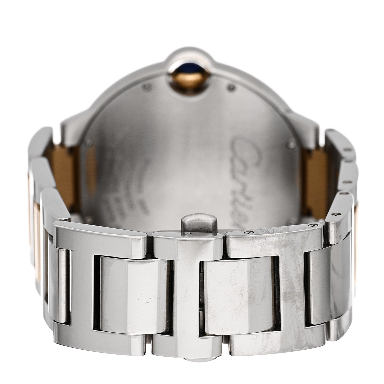 Cartier Stainless Steel 18K Yellow Gold 42mm Ballon Bleu De Cartier Automatic Watch 3 of 4