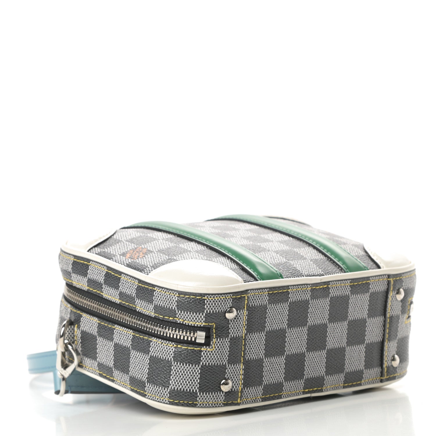 Louis Vuitton Damier Valisette BB Black White 4 of 13