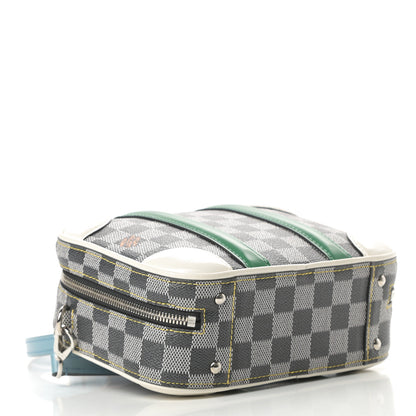 Louis Vuitton Damier Valisette BB Black White 4 of 13