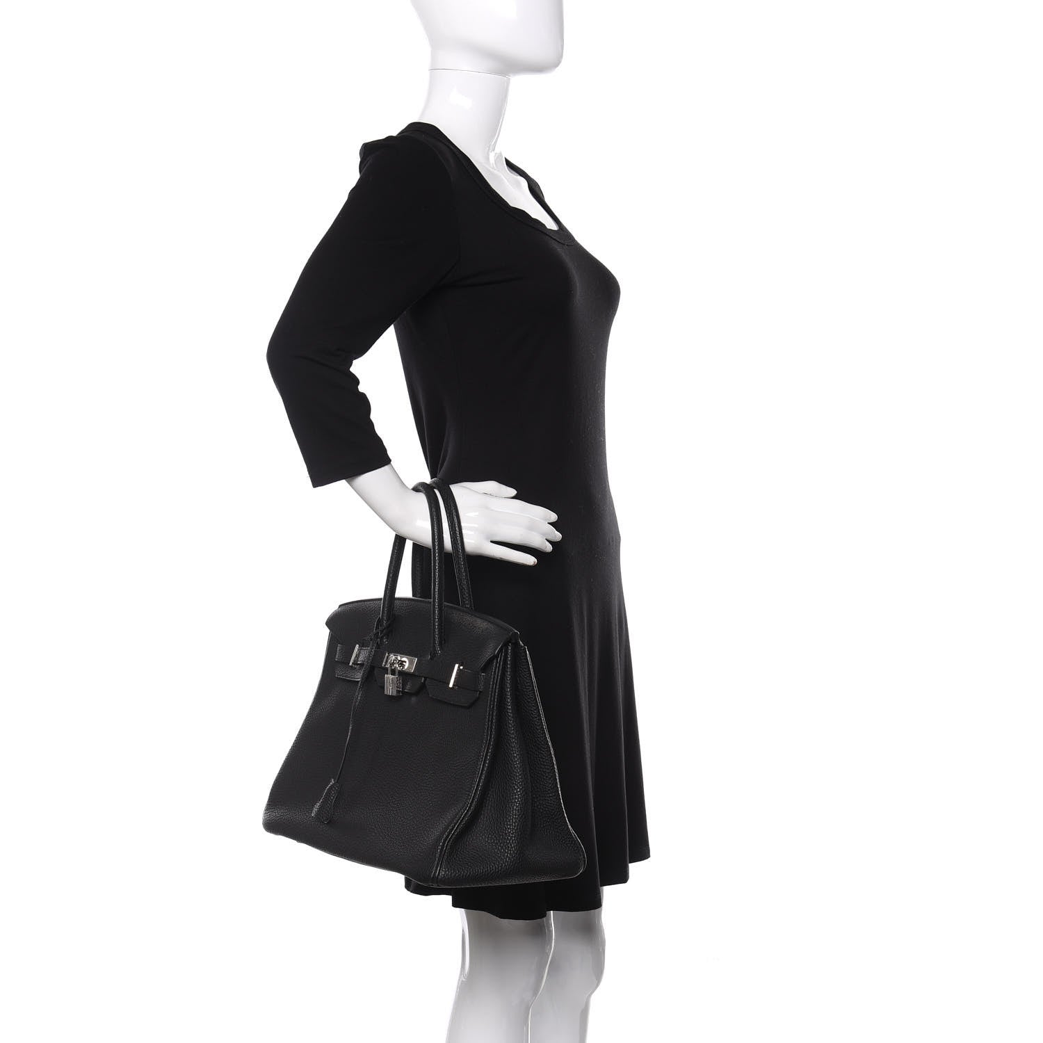 Hermes Togo Birkin 35 Black 2 of 38