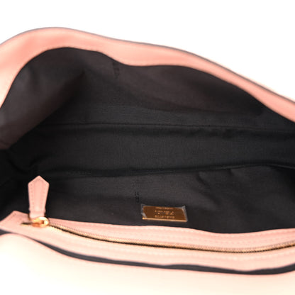 Fendi Nappa FF 1974 Embossed Baguette Baby Pink 5 of 10