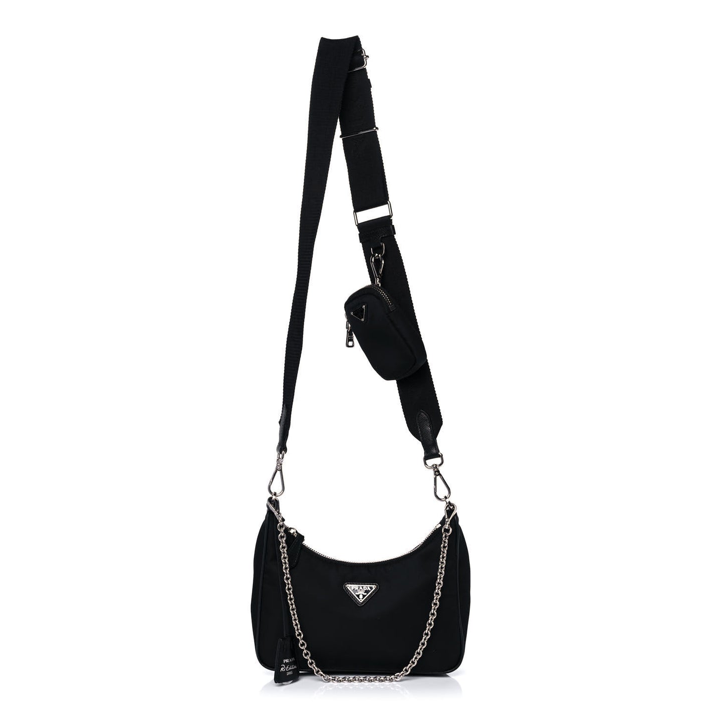 Nylon Re-Edition 2005 Shoulder Bag Black