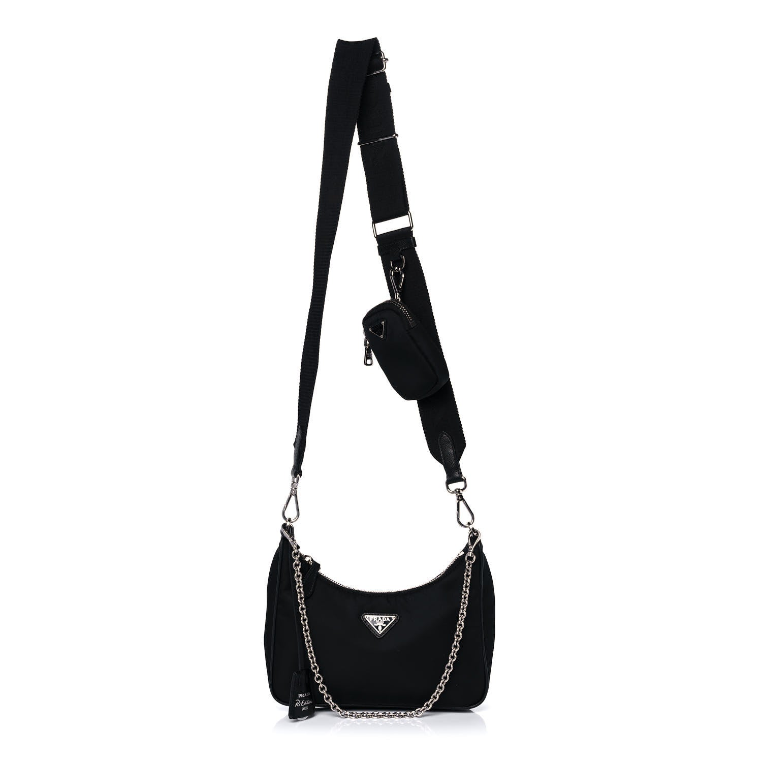 Prada Nylon Re-Edition 2005 Shoulder Bag Black 1 of 13