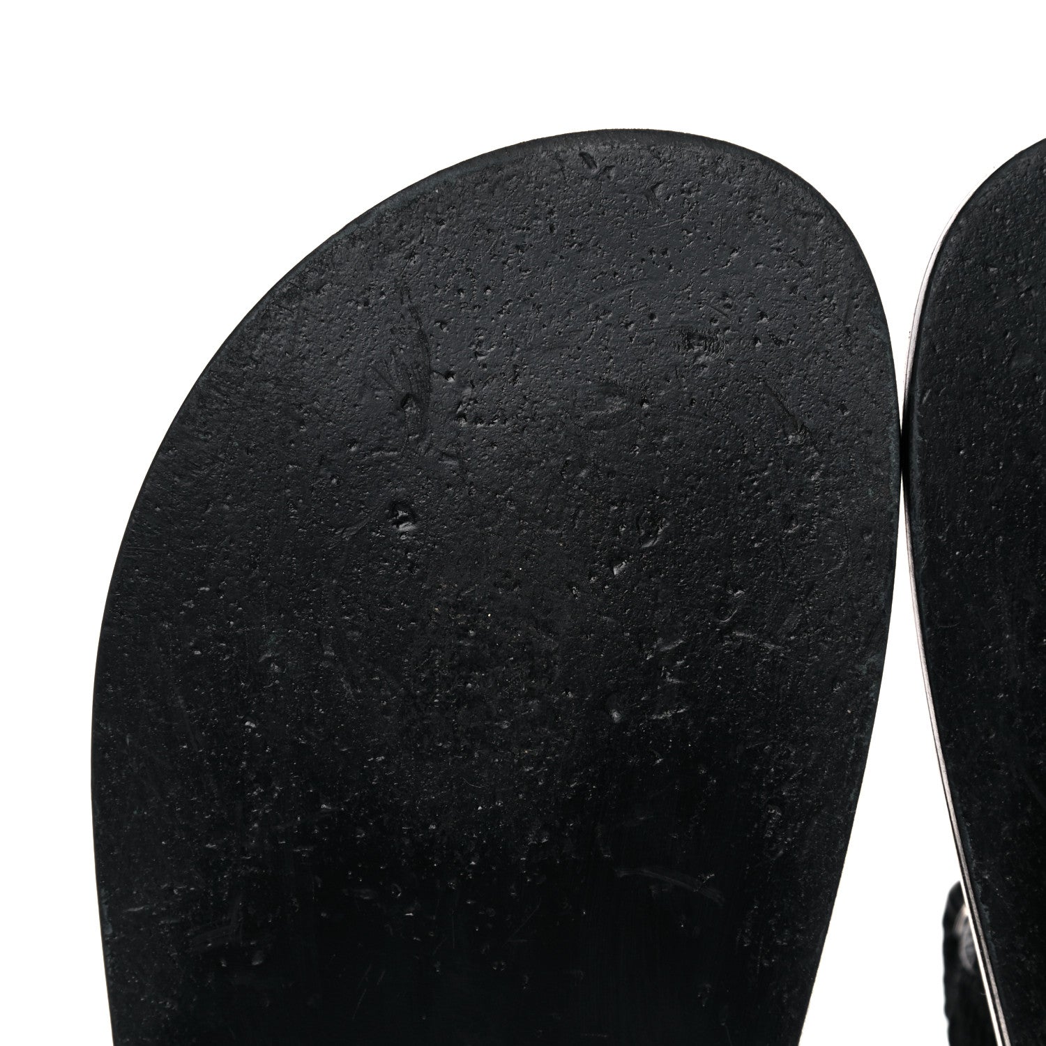 Chanel Fabric Velcro Dad Sandals 38 Black 7 of 13