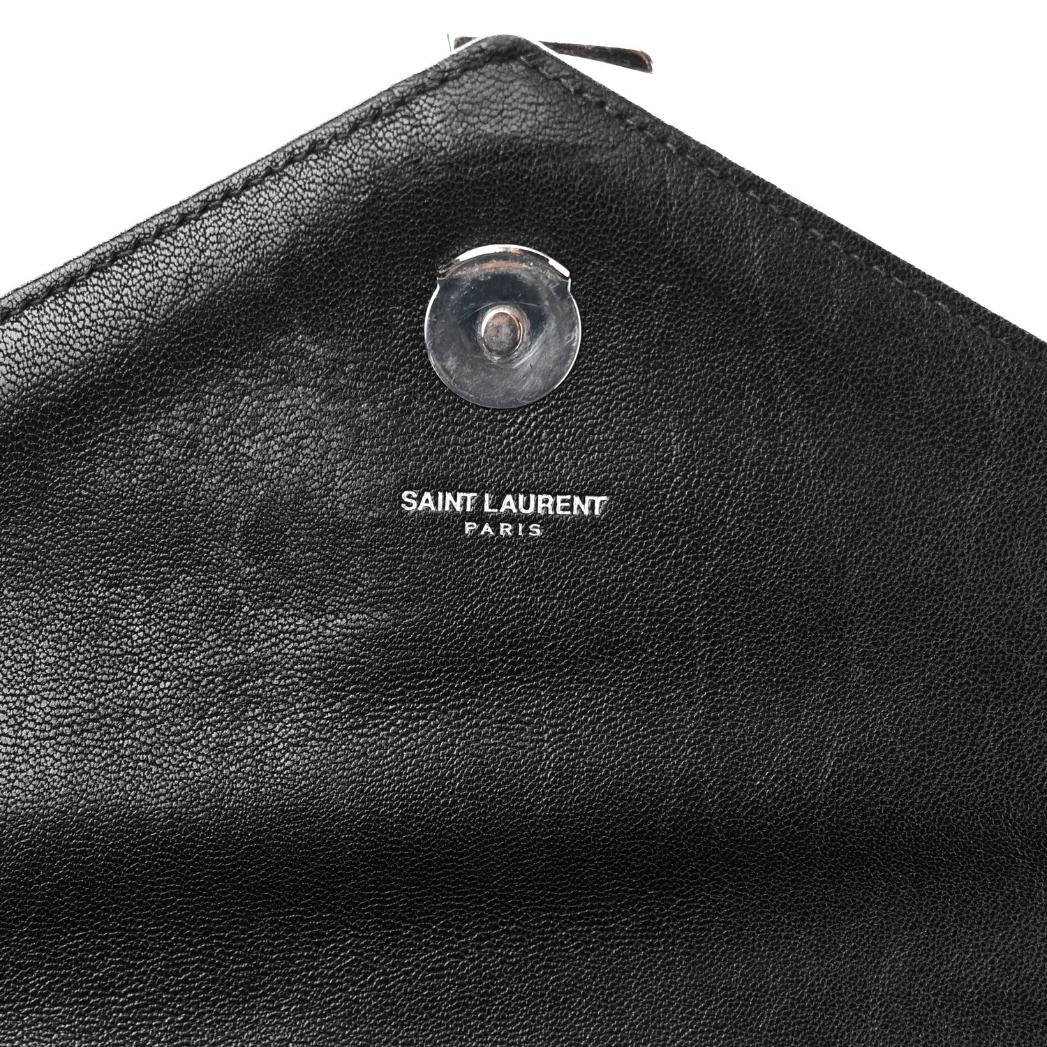 Saint Laurent Sheepskin Tri-quilt Monogram Large College Satchel Black 7 of 13