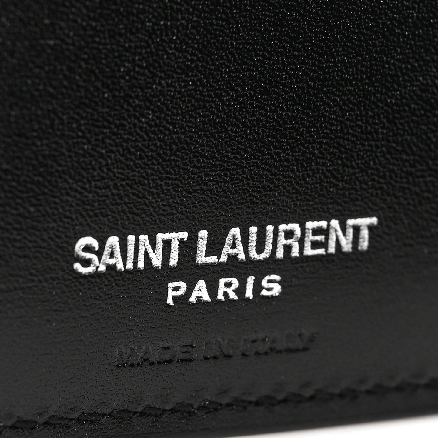 Smooth Calfskin Monogram East West Wallet Black