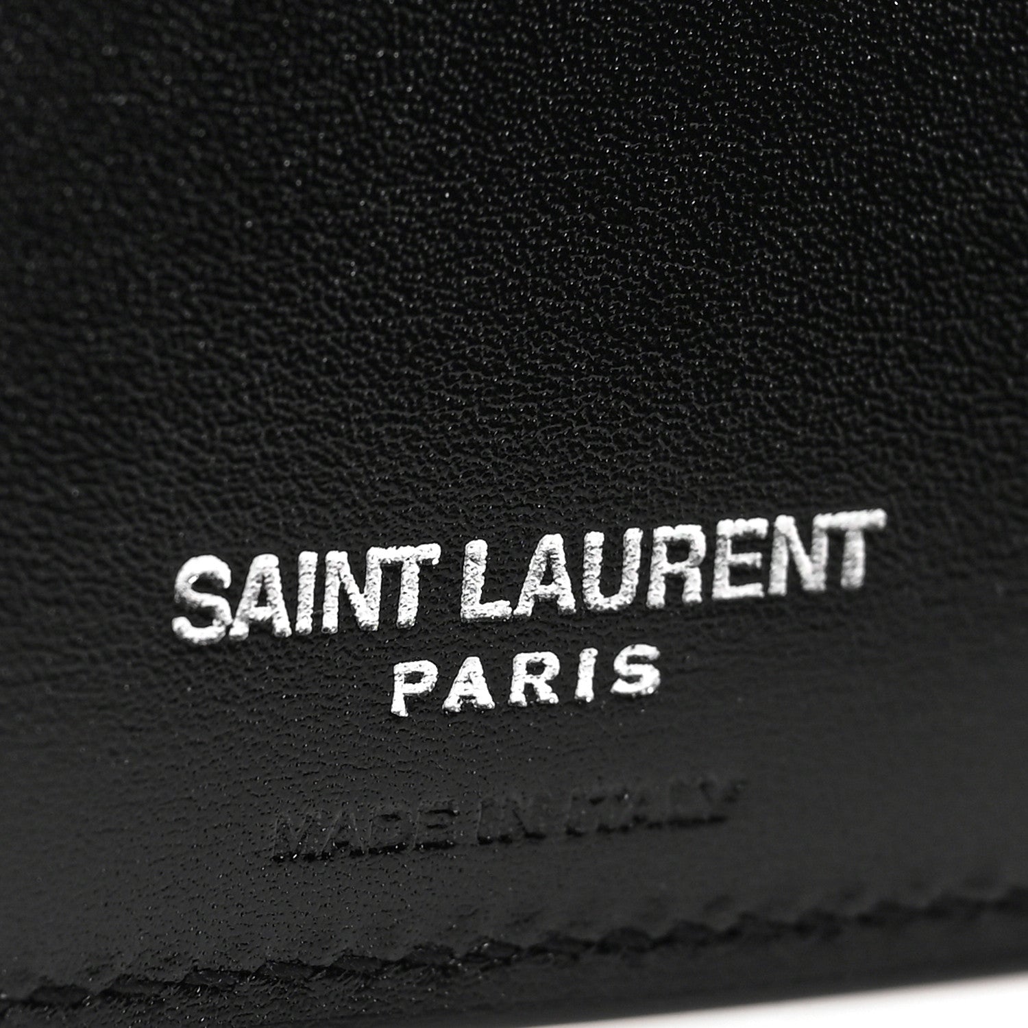 Saint Laurent Smooth Calfskin Monogram East West Wallet Black 6 of 6