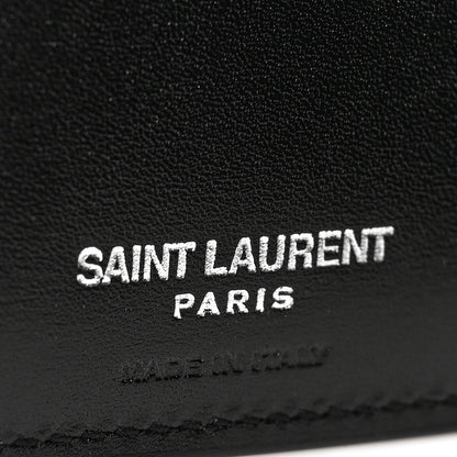 Saint Laurent Smooth Calfskin Monogram East West Wallet Black 6 of 6
