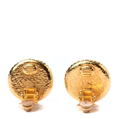 Chanel CC Clip On Earrings Gold 3 of 5