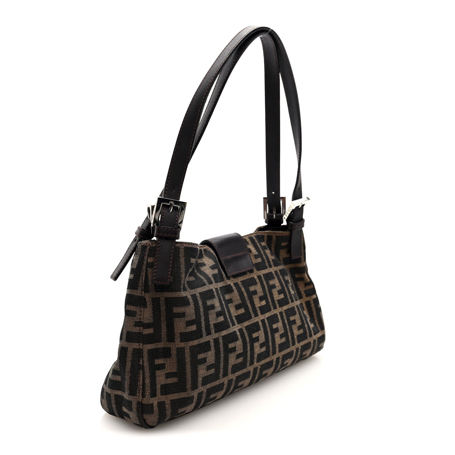 Fendi Zucca Shoulder Bag Tobacco 3 of 9