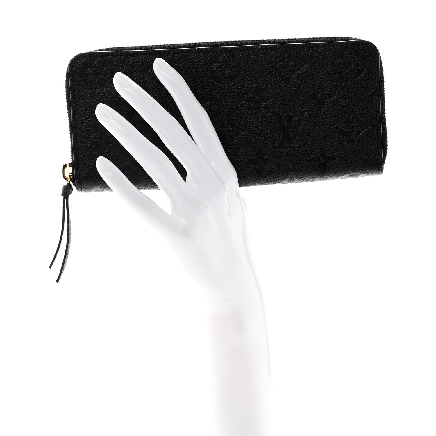Louis Vuitton Empreinte Clemence Wallet Black 2 of 8