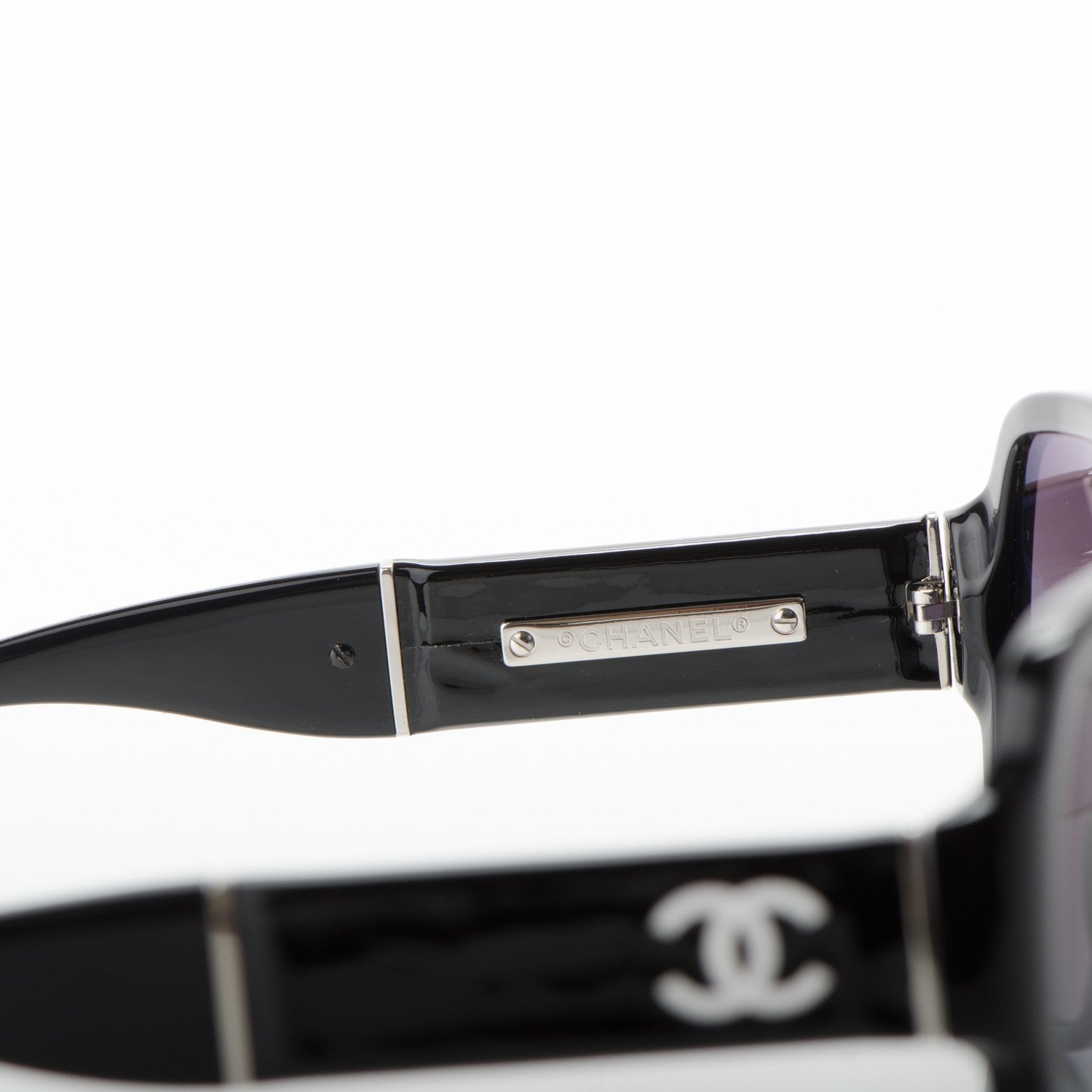 Chanel Patent CC Sunglasses 5230-Q Black 5 of 8