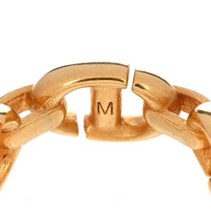 Christian Dior Metal CD Navy Ring M Gold 5 of 5
