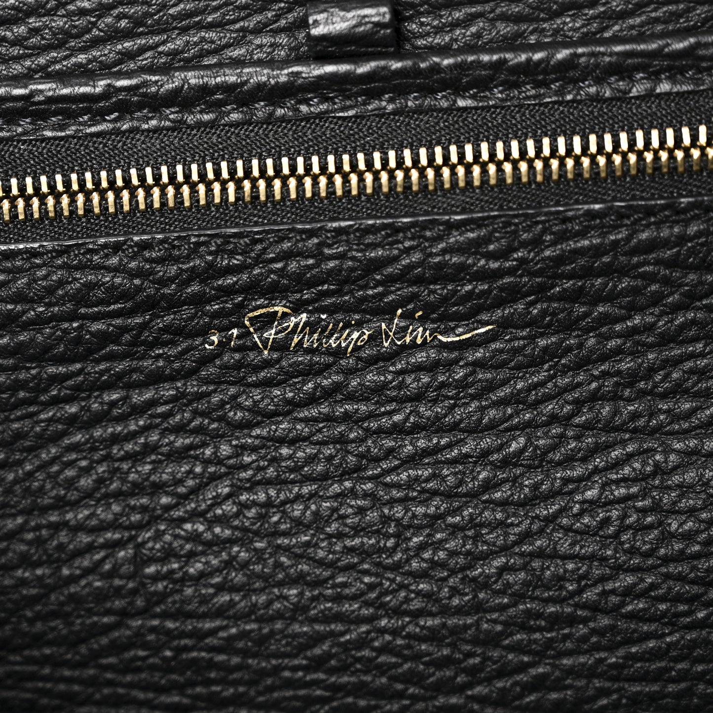 Textured Calfskin Medium Pashli Satchel Black