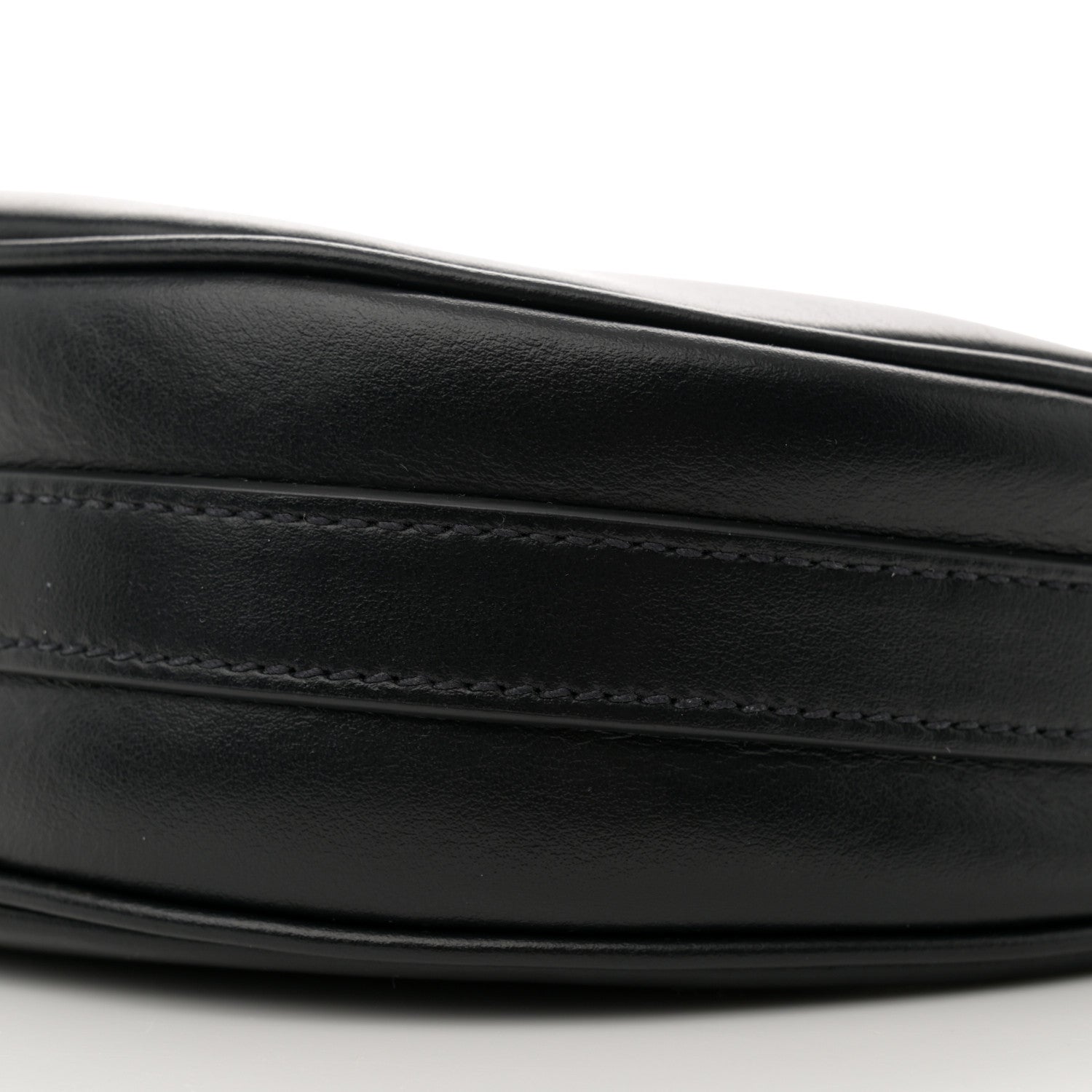 Prada Soft Calfskin Arque Shoulder Bag Black 9 of 9