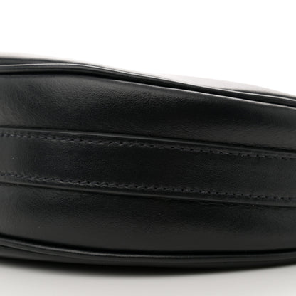 Prada Soft Calfskin Arque Shoulder Bag Black 9 of 9