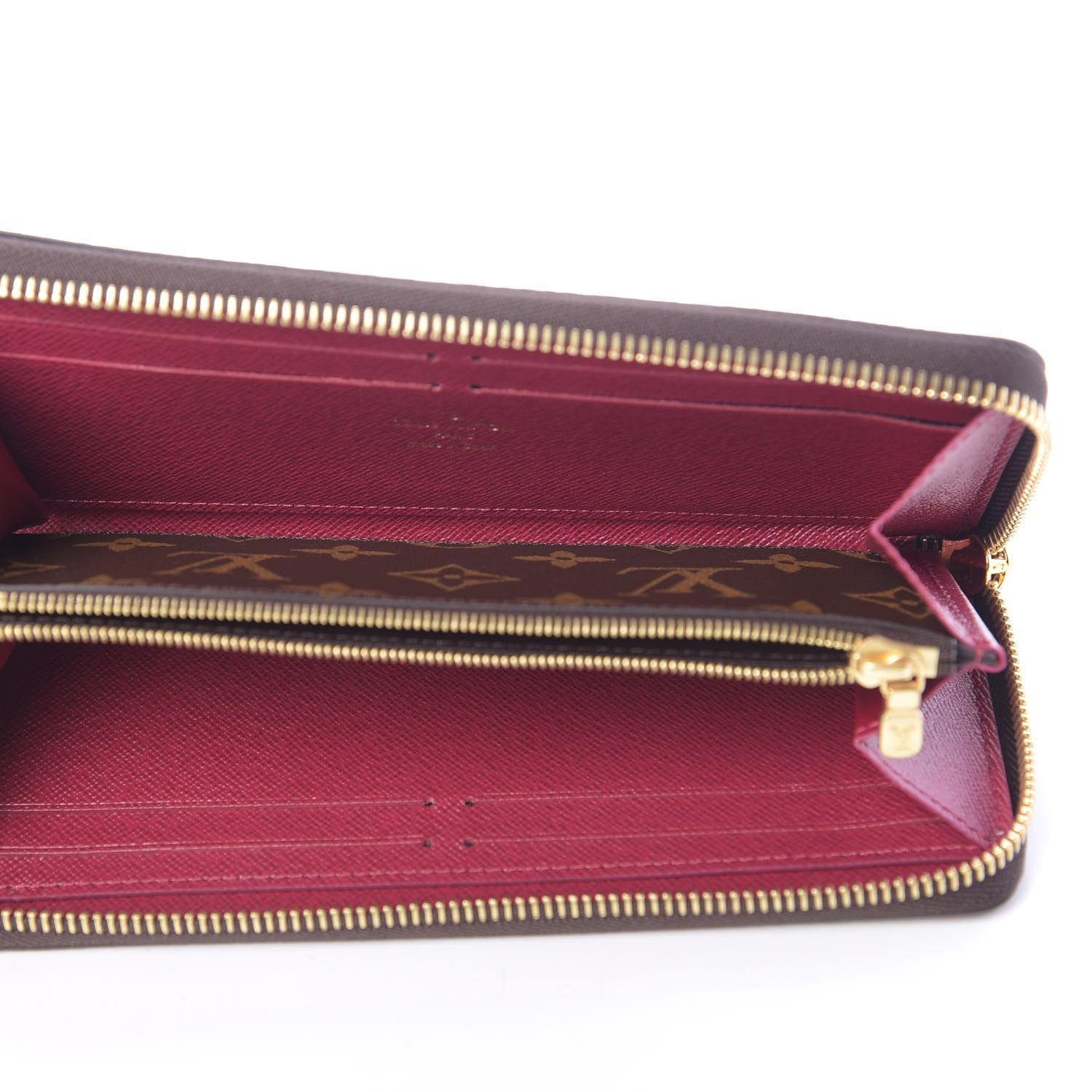 Louis Vuitton Monogram Clemence Wallet Fuchsia 5 of 8