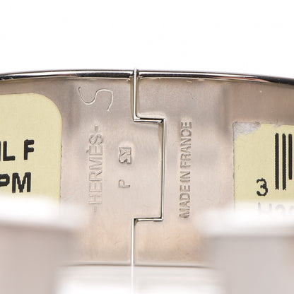 Hermes Enamel Wide Clic Clac H Bracelet PM Rouge Vif 5 of 6